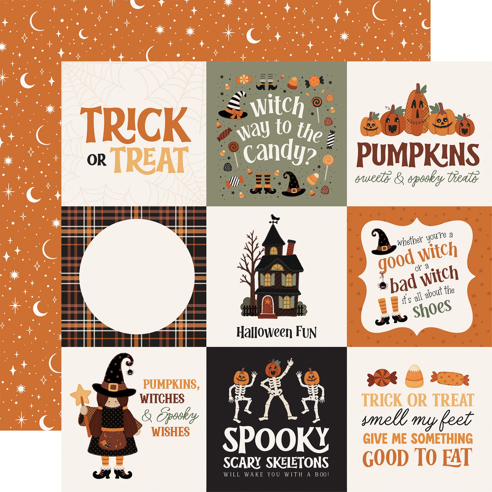 Carta Bella Handmade Halloween 12 x 12 Collection Kit cbhe512016 Trick Or Treat