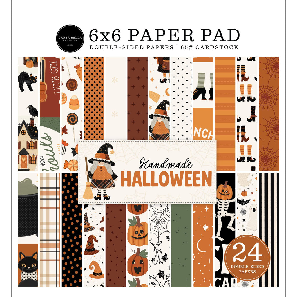 Carta Bella Handmade Halloween 6 x 6 Paper Pad cbhe512023