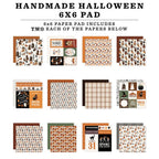 Carta Bella Handmade Halloween 6 x 6 Paper Pad cbhe512023 Image Swatches