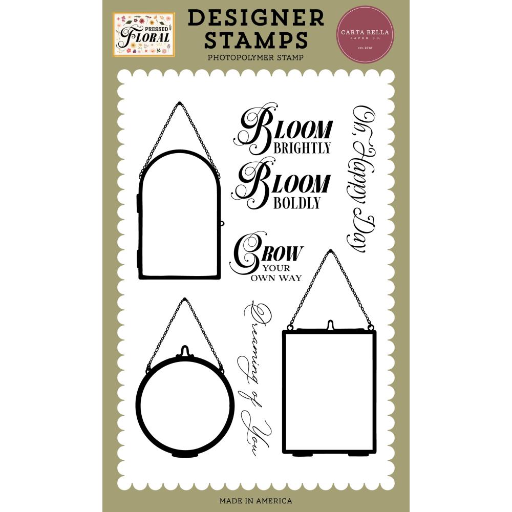 Carta Bella Hanging Frames And Phrases Clear Stamps cbpf473042