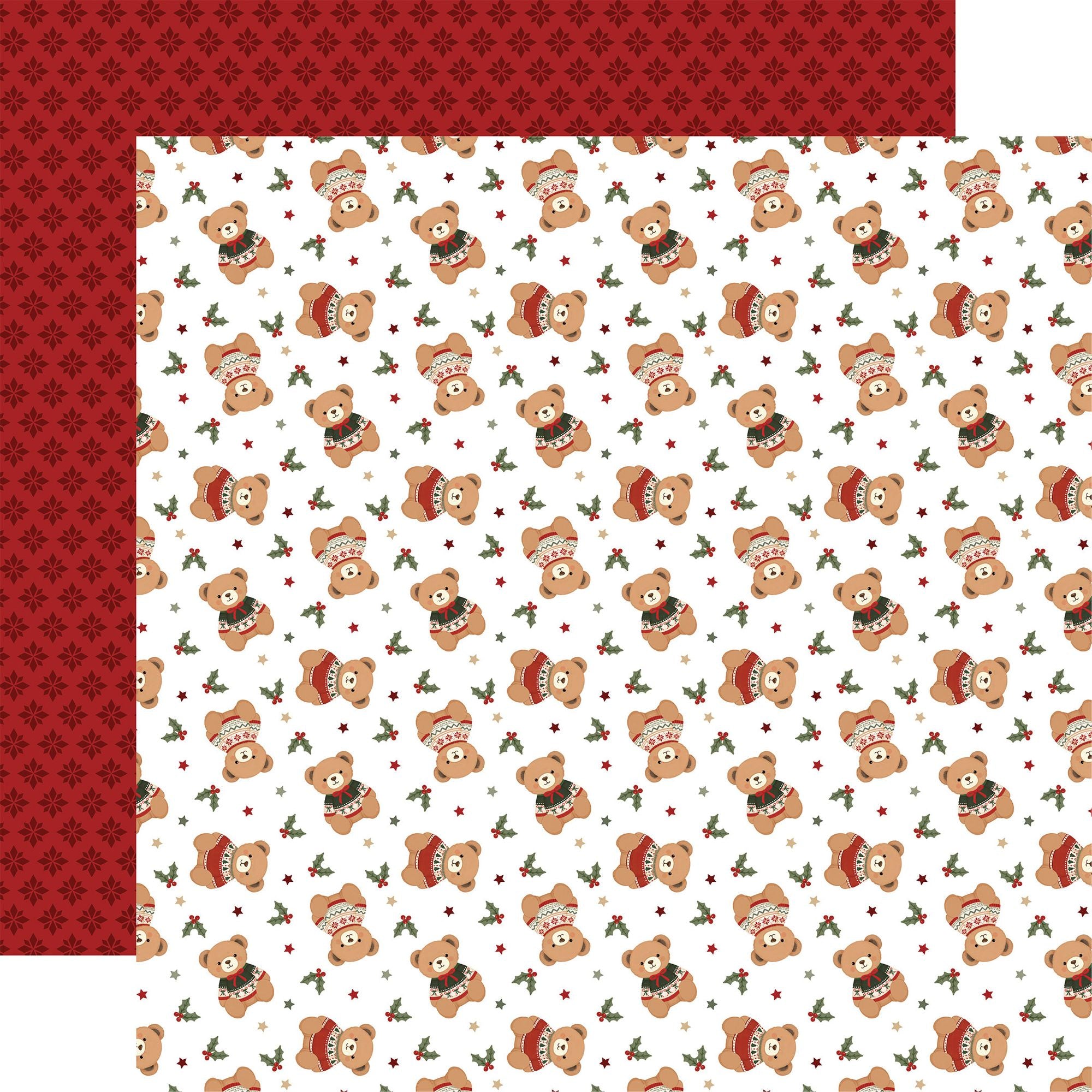 Carta Bella Have A Beary Christmas 12 x 12 Collection Kit cbbc518016 Holiday Sweaters