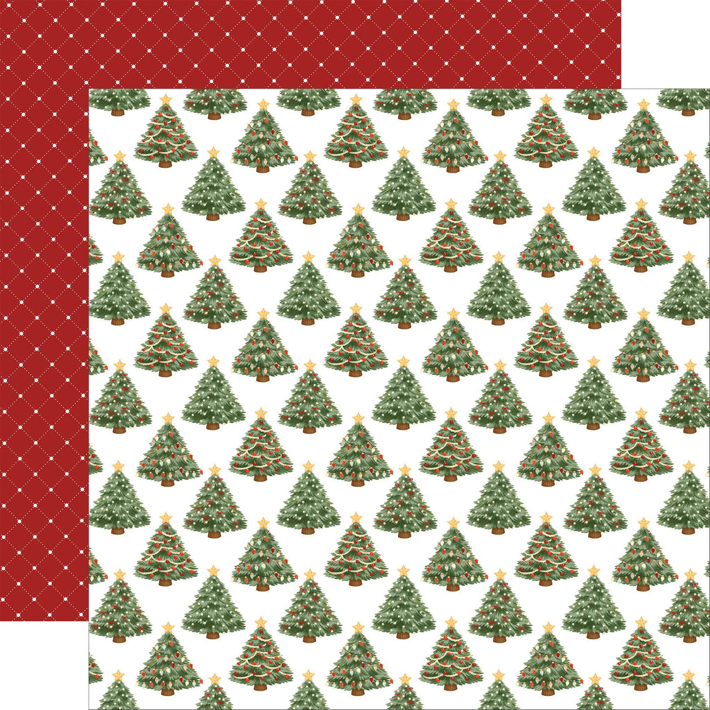 Carta Bella Have A Beary Christmas 12 x 12 Collection Kit cbbc518016 Merry Trees