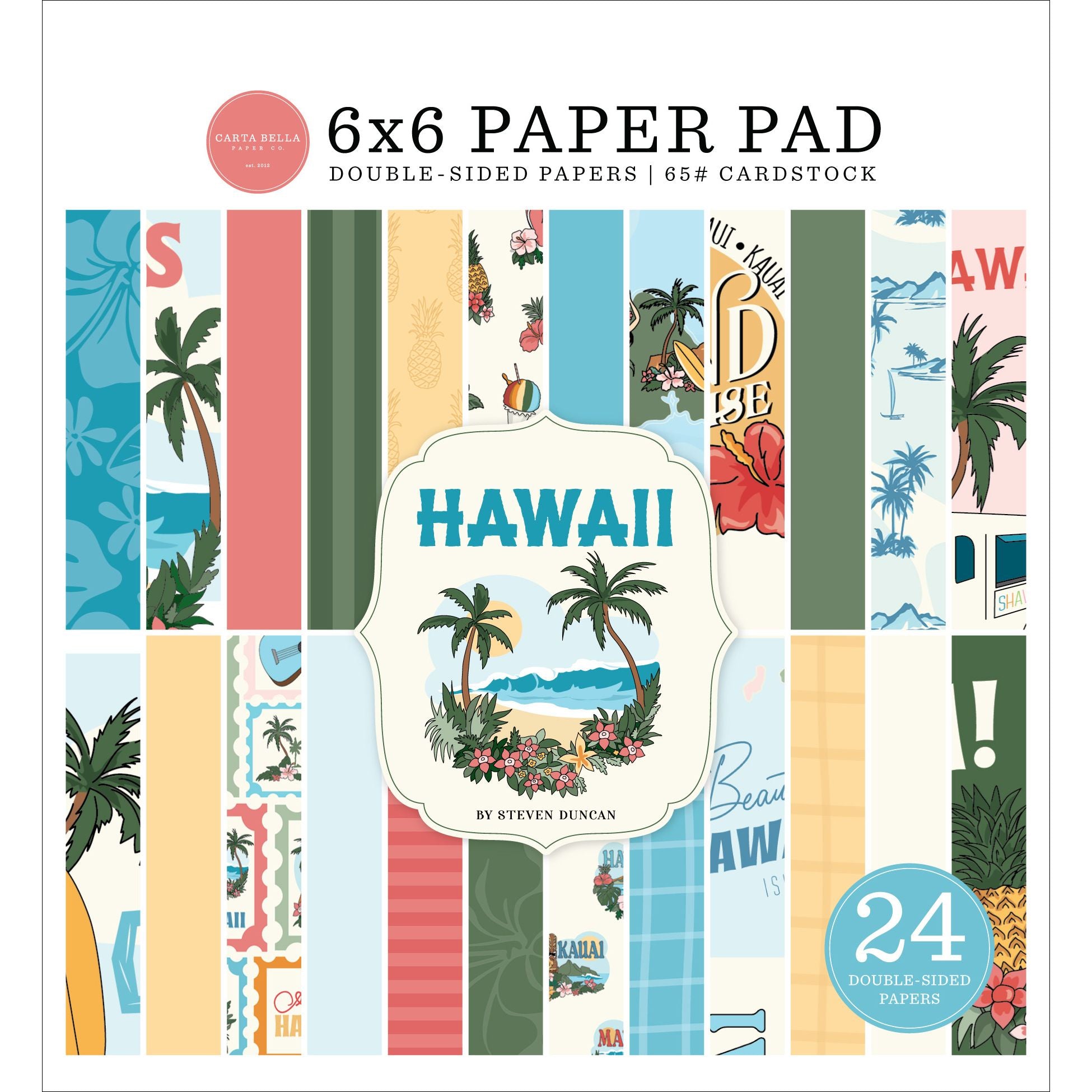 Carta Bella Hawaii 6 x 6 Paper Pad cbhi507023