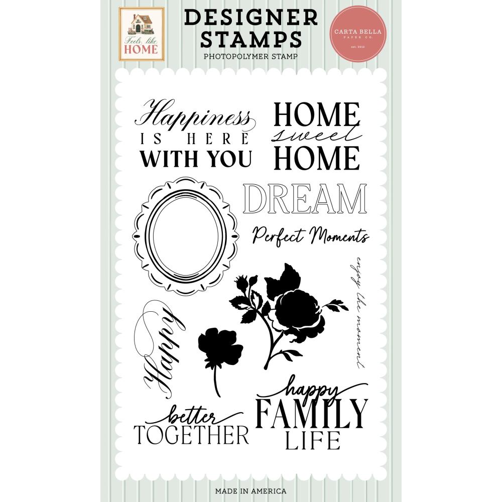 Carta Bella Here With You Clear Stamps cbflh476040
