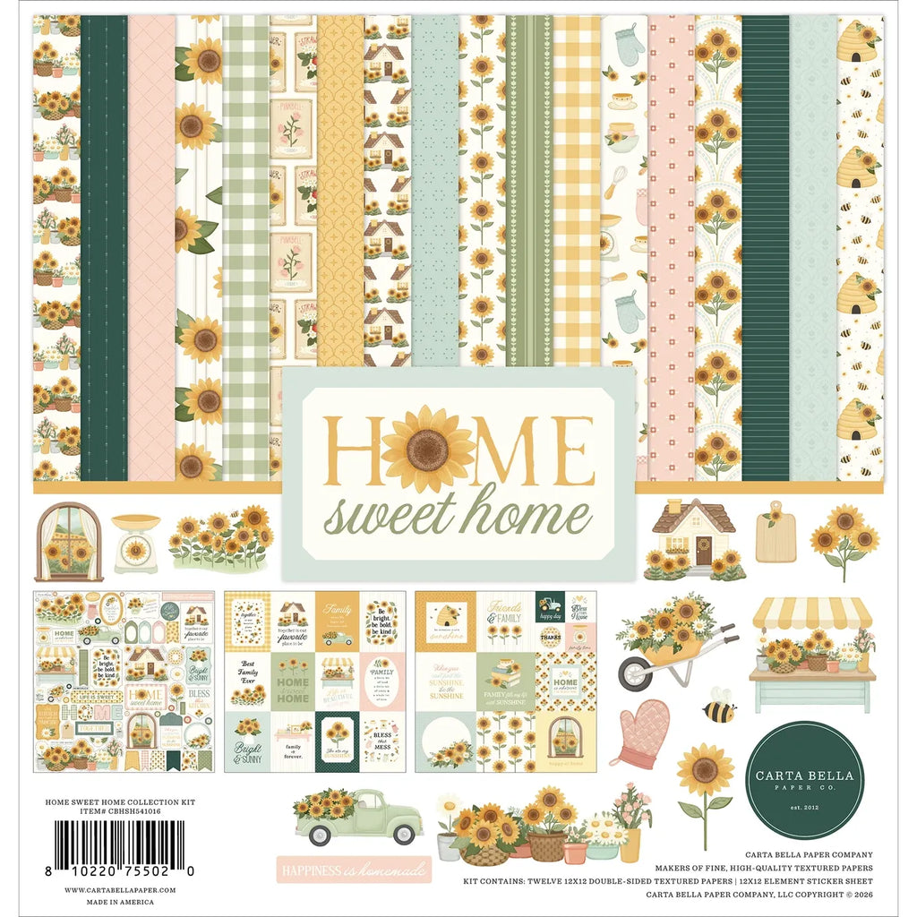 Carta Bella Home Sweet Home 12 x 12 Collection Kit cbhsh541016