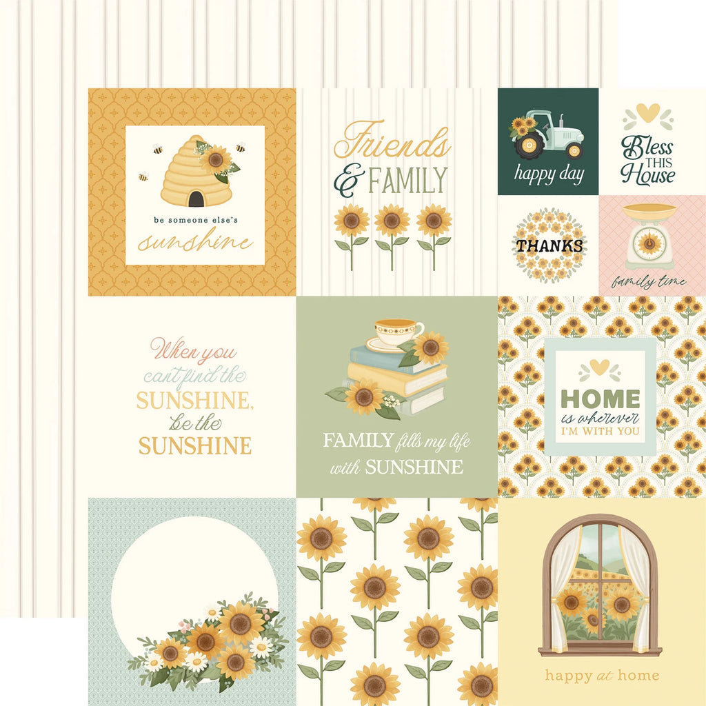 Carta Bella Home Sweet Home 12 x 12 Collection Kit cbhsh541016 Friends And Family Sentiments