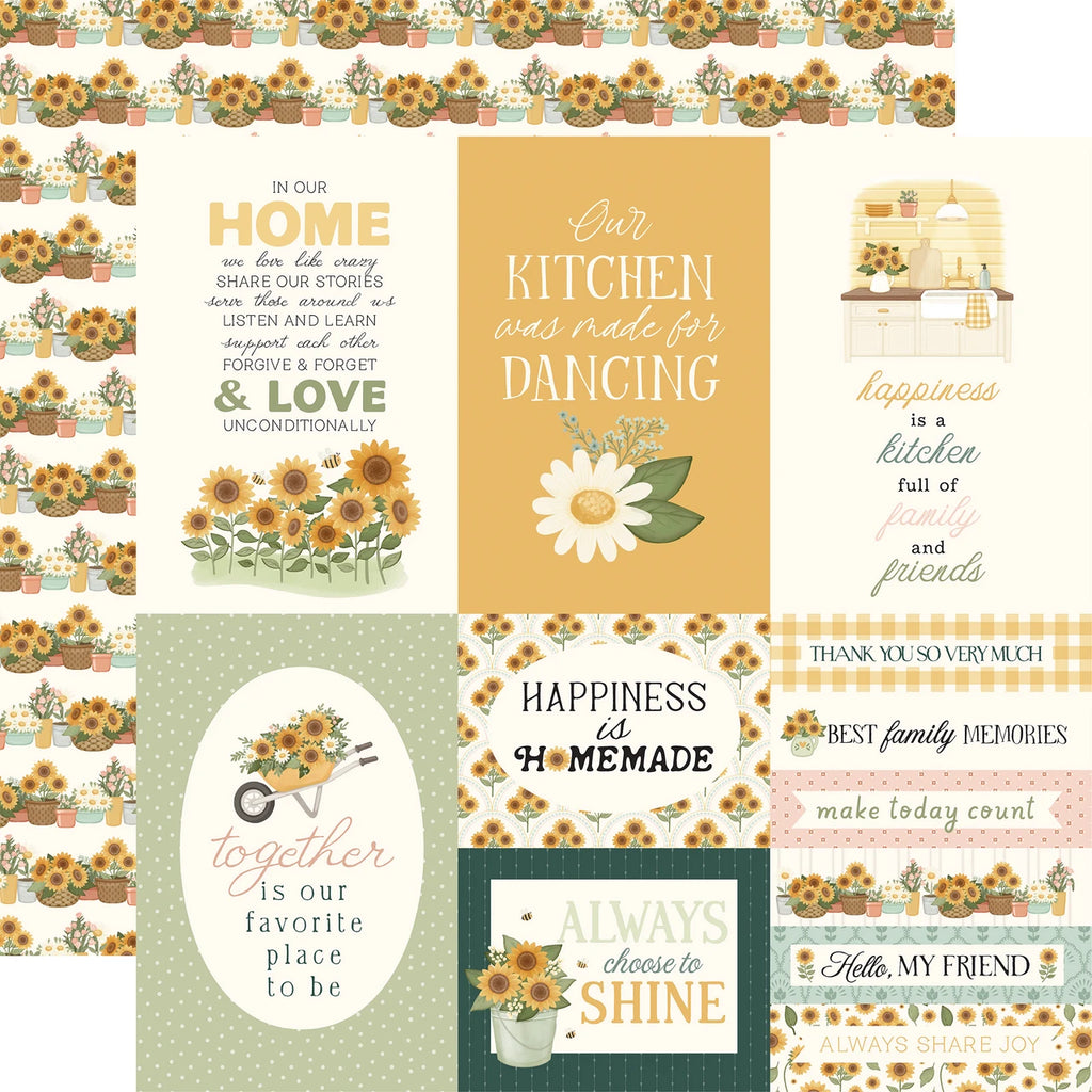 Carta Bella Home Sweet Home 12 x 12 Collection Kit cbhsh541016 Kitchen Sentiments