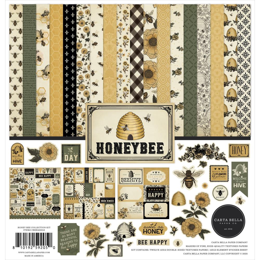 Carta Bella Honey Bee 12 x 12 Collection Kit cbhb450016