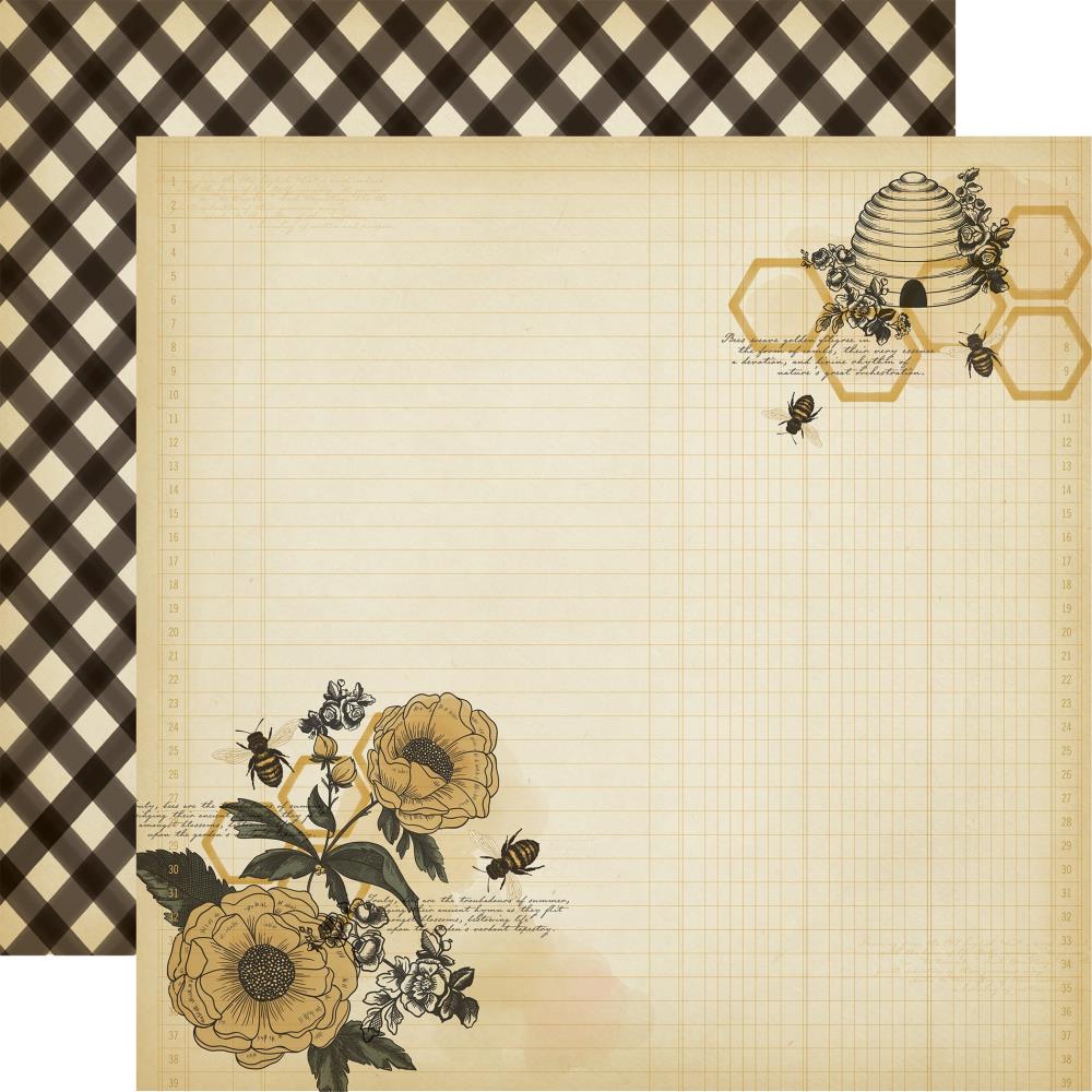 Carta Bella Honey Bee 12 x 12 Collection Kit cbhb450016 Bee Kind Layout