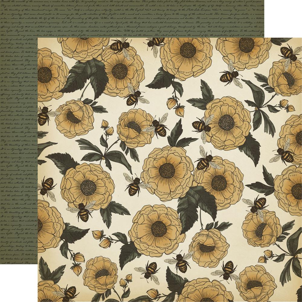 Carta Bella Honey Bee 12 x 12 Collection Kit cbhb450016 Bees And Flowers