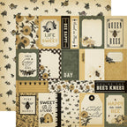 Carta Bella Honey Bee 12 x 12 Collection Kit cbhb450016 Honey Journaling Cards