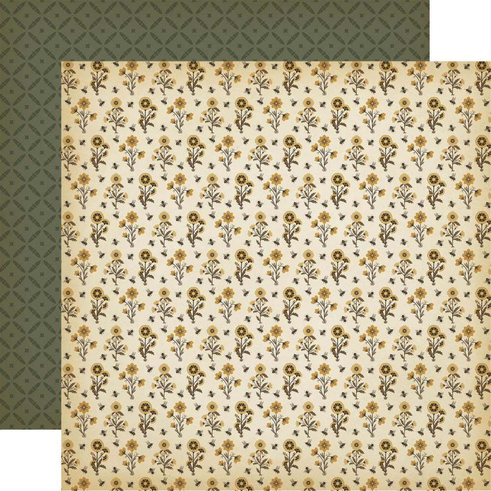 Carta Bella Honey Bee 12 x 12 Collection Kit cbhb450016 Sweet As Honey Stems