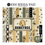 Carta Bella Honey Bee 6 x 6 Mega Paper Pad cbhb450031