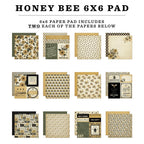 Carta Bella Honey Bee 6 x 6 Paper Pad cbhb450023 Detailed Image