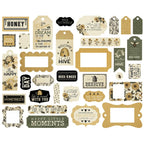 Carta Bella Honey Bee Frames And Tags cbhb450025 Farm Sentiments