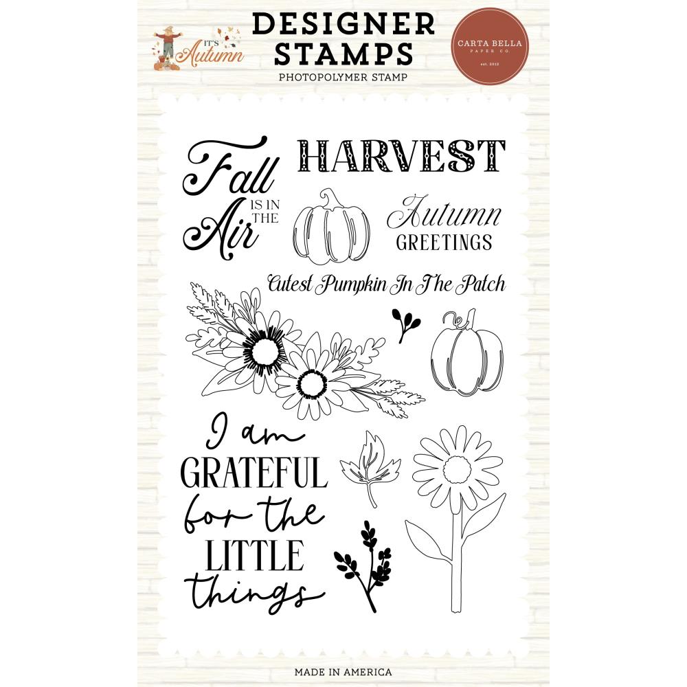 Carta Bella I Am Grateful Clear Stamps cbia452046