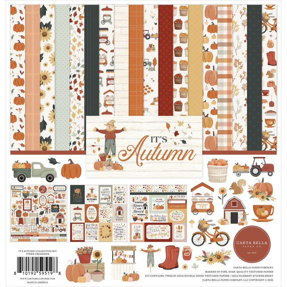 Carta Bella It's Autumn 12 x 12 Collection Kit cbia452016