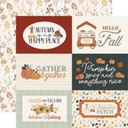 Carta Bella It's Autumn 12 x 12 Collection Kit cbia452016 6X4 Journaling Cards