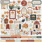 Carta Bella It's Autumn 12 x 12 Collection Kit cbia452016 Cardstock Stickers