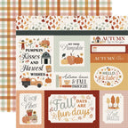 Carta Bella It's Autumn 12 x 12 Collection Kit cbia452016 Multi Journaling Cards