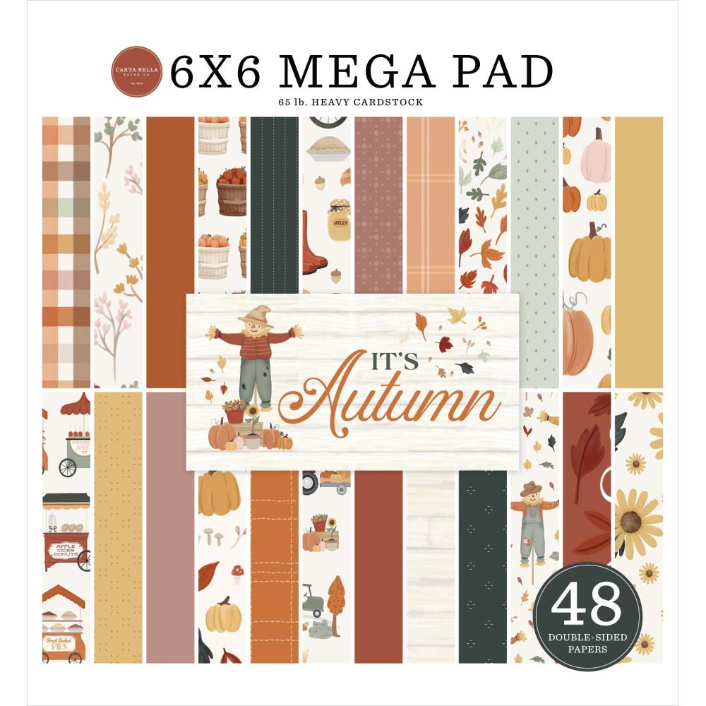Carta Bella It's Autumn 6 x 6 Mega Paper Pad cbia452031