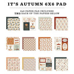 Carta Bella It's Autumn 6 x 6 Paper Pad cbia452023 Detailed View