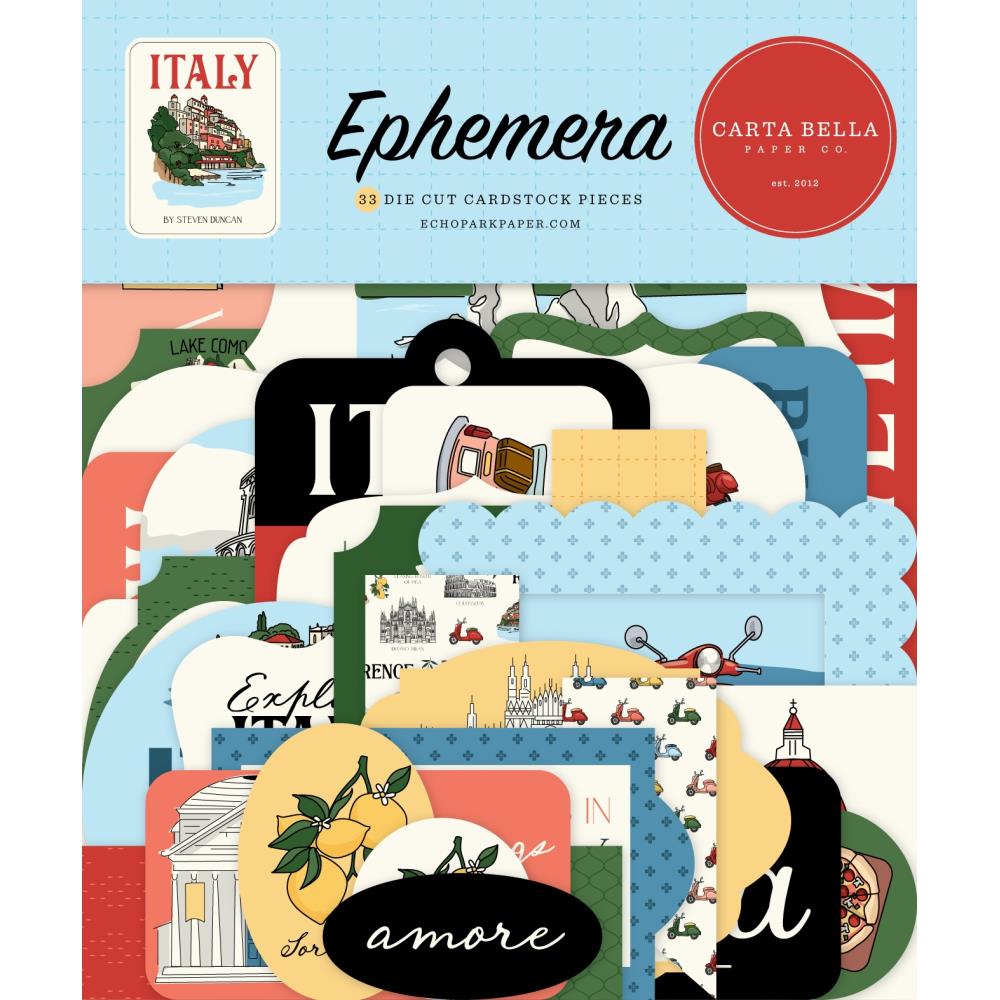 Carta Bella Italy Ephemera cbi472024