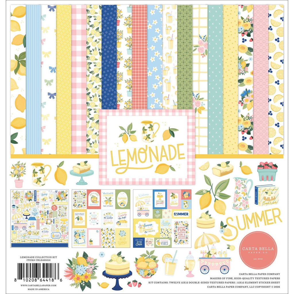 Carta Bella Lemonade 12 x 12 Collection Kit cble495016