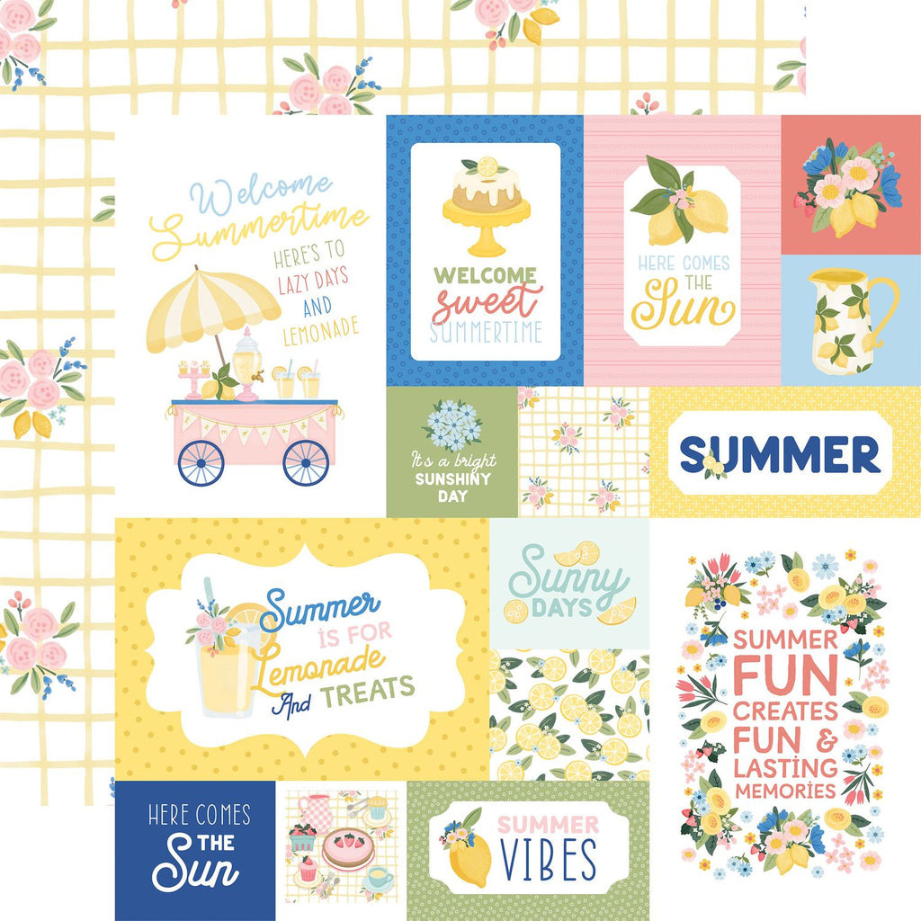 Carta Bella Lemonade 12 x 12 Collection Kit cble495016 Summertime Sentiments