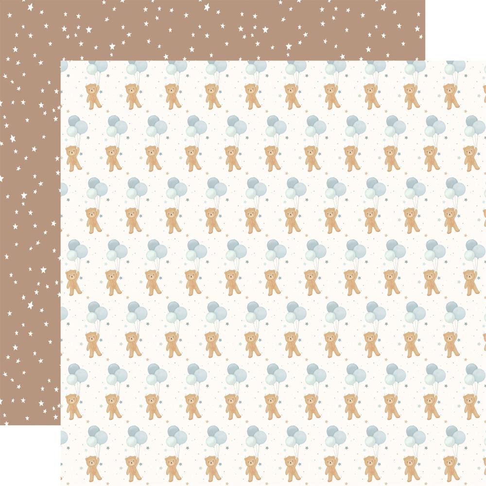 Carta Bella Little Lullabies Baby Boy 12 x 12 Collection Kit cblub485016 Bear And Balloons