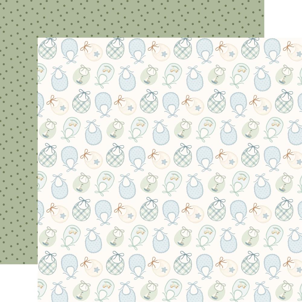 Carta Bella Little Lullabies Baby Boy 12 x 12 Collection Kit cblub485016 Bundle Of Joy Bibs