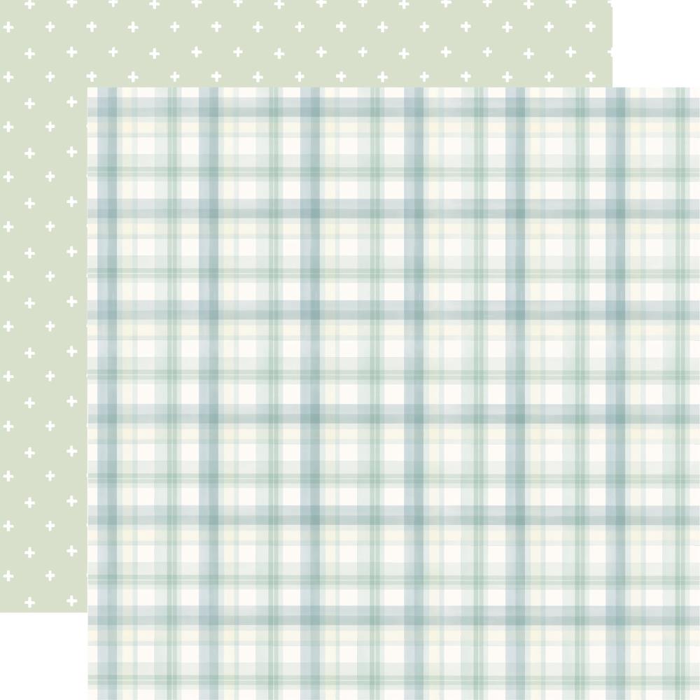 Carta Bella Little Lullabies Baby Boy 12 x 12 Collection Kit cblub485016 Perfect Boy Plaid