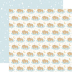 Carta Bella Little Lullabies Baby Boy 12 x 12 Collection Kit cblub485016 Sleepy Baby Bear