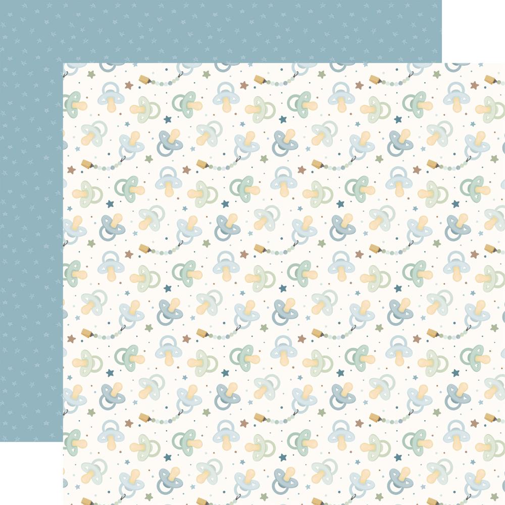 Carta Bella Little Lullabies Baby Boy 12 x 12 Collection Kit cblub485016 Sweet Pacifiers