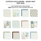 Carta Bella Little Lullabies Baby Boy 6 x 6 Paper Pad cblub485023 Detailed Images