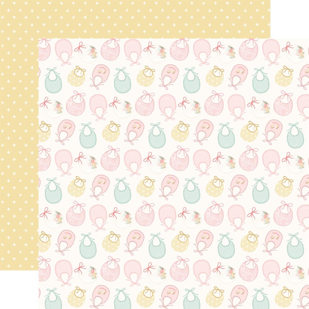 Carta Bella Little Lullabies Baby Girl 12 x 12 Collection Kit cblug486016 Sweet Girl Bibs