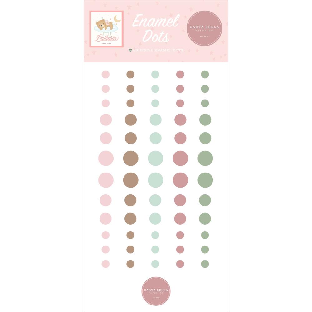 Carta Bella Little Lullabies Baby Girl Enamel Dots cblug486028