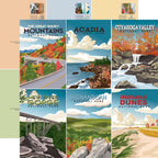 Carta Bella National Parks 12 x 12 Collection Kit cbn443016 Adventure Post Cards
