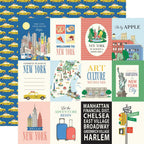 Carta Bella New York City 12 x 12 Collection Kit cbnyc471016 3X4 Journaling Cards