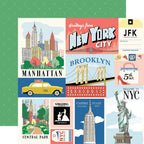 Carta Bella New York City 12 x 12 Collection Kit cbnyc471016 Multi Journaling Cards