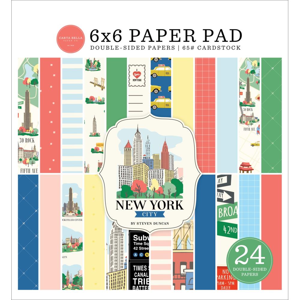 Carta Bella New York City 6 x 6 Paper Pad cbnyc471023