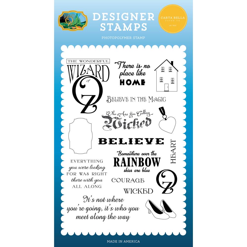 Carta Bella No Place Like Home Clear Stamps cbwo356040