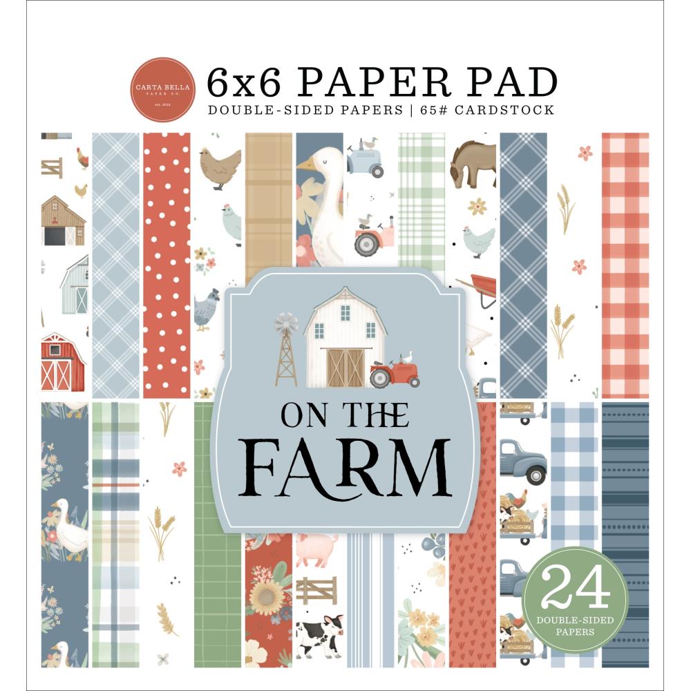 Carta Bella On The Farm 6 x 6 Paper Pad cbotf422023
