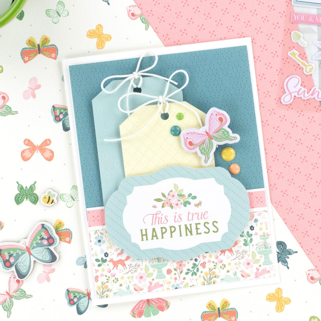 Carta Bella Perfect Life Dies cbgd421043 Happiness Card