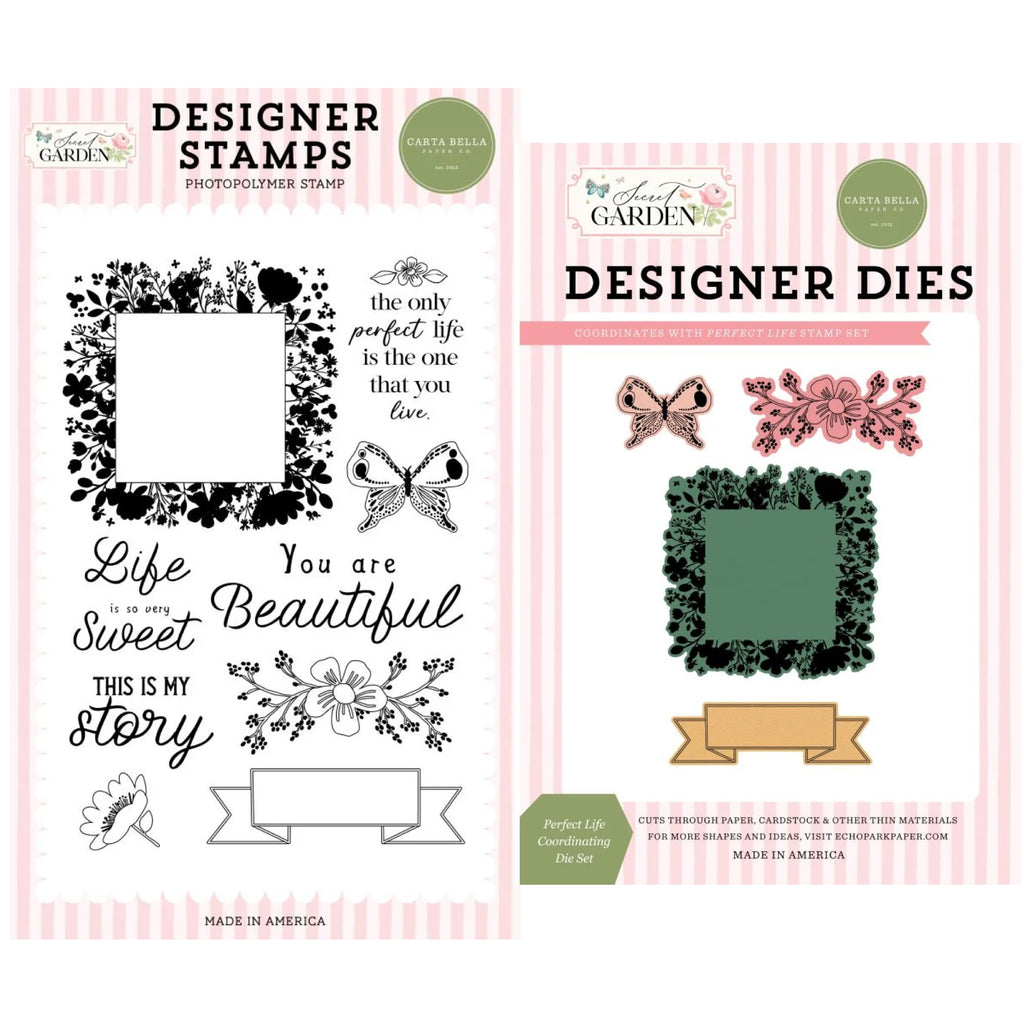 Carta Bella Perfect Life Stamps And Dies Bundle