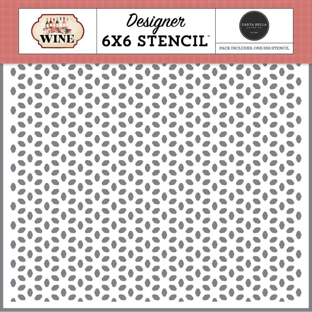Carta Bella Petal And Pour 6 x 6 Stencil cbw479034