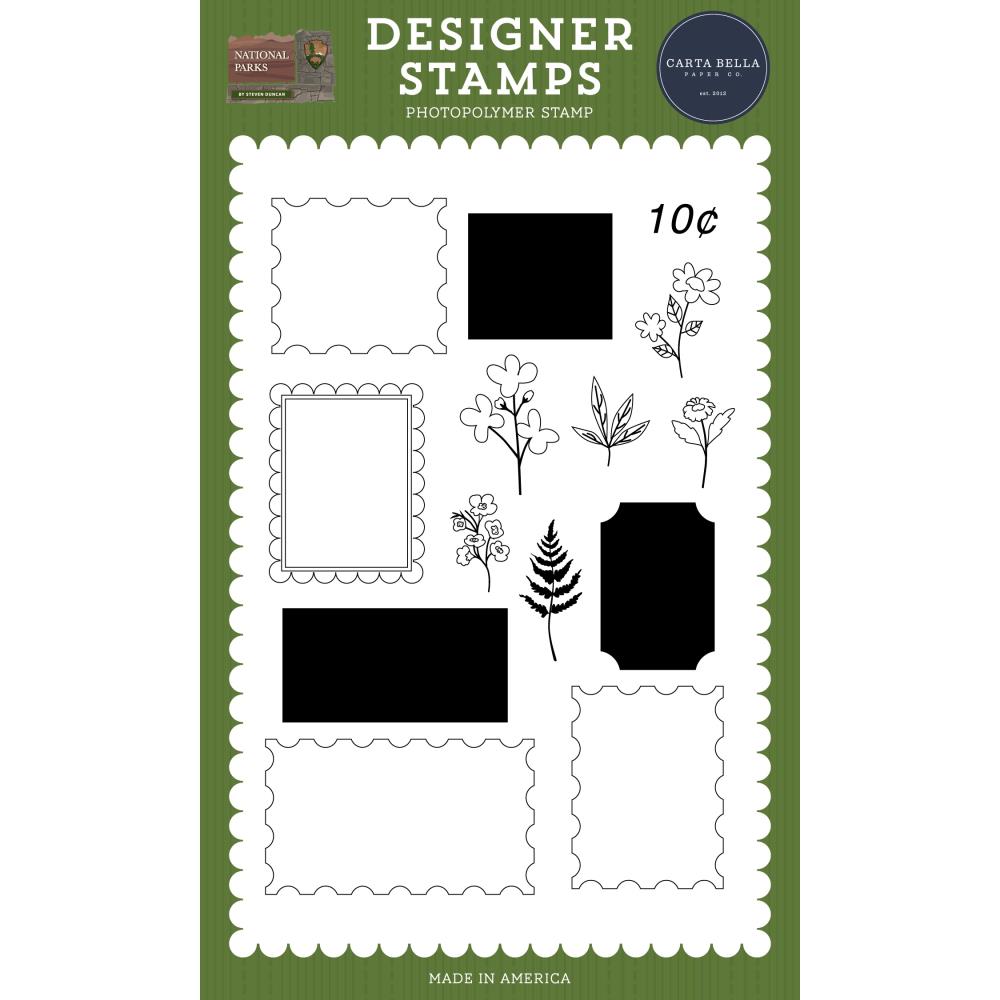 Carta Bella Postage Clear Stamps cbn443040
