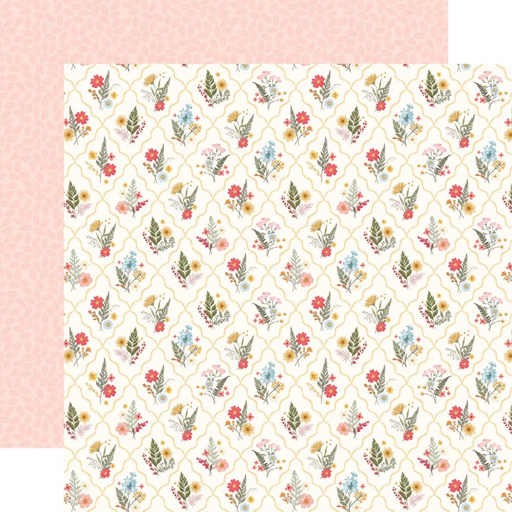 Carta Bella Pressed Floral 12 x 12 Collection Kit cbpf473016 Floral Diamonds