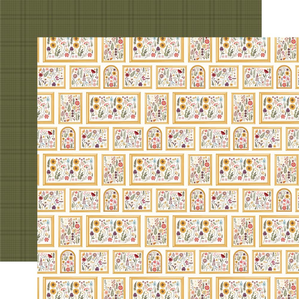 Carta Bella Pressed Floral 12 x 12 Collection Kit cbpf473016 Framed Flowers
