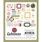 Carta Bella Pressed Floral Ephemera cbpf473024 Floral Sentiments